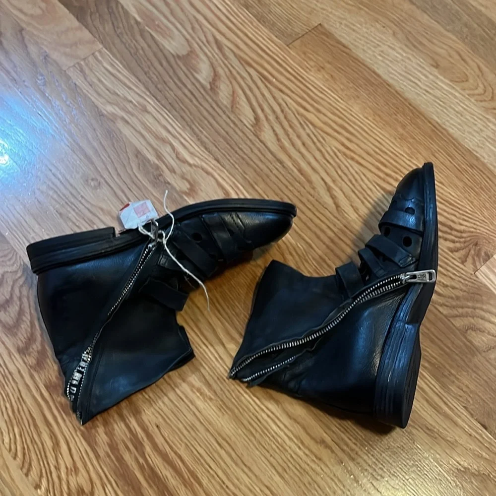 Free People x A.S.98 Vivi Buckle Boots Size 37 EU or 6 US - Picture 9 of 15